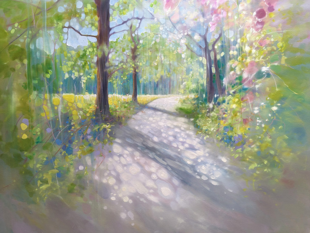 English Country Path in May ( SOLD )